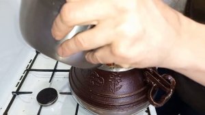 Репа и мясо в афганском казане.