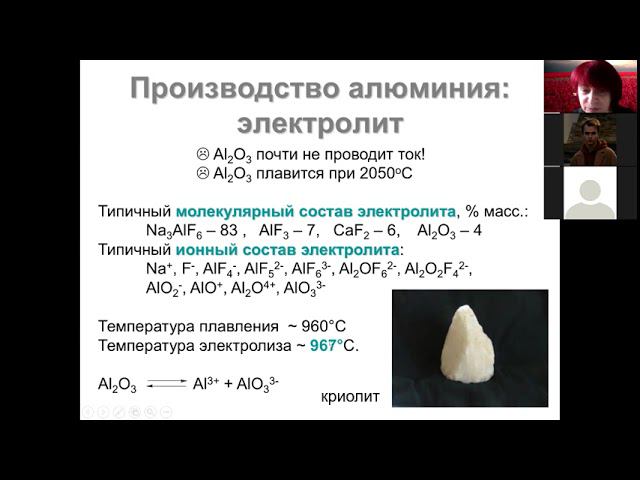 Металлургия 6 электрометаллургия Al