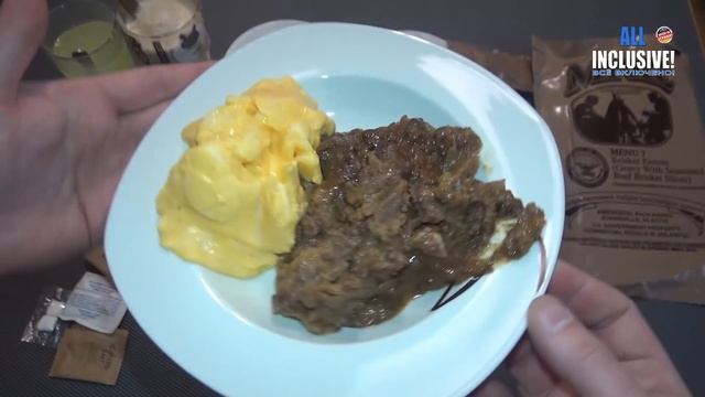 ИРП Армии США меню 7 Сухпай MRE USA ARMY MENU 7 Brisket Entree Beef Brisket Slices смотреть онлайн