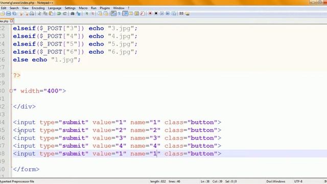 How to make a photogallery in HTML, CSS & PHP