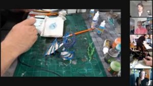 Painting Wizkids -Young Blue Dragon Live and Miniature Market Giveaway!