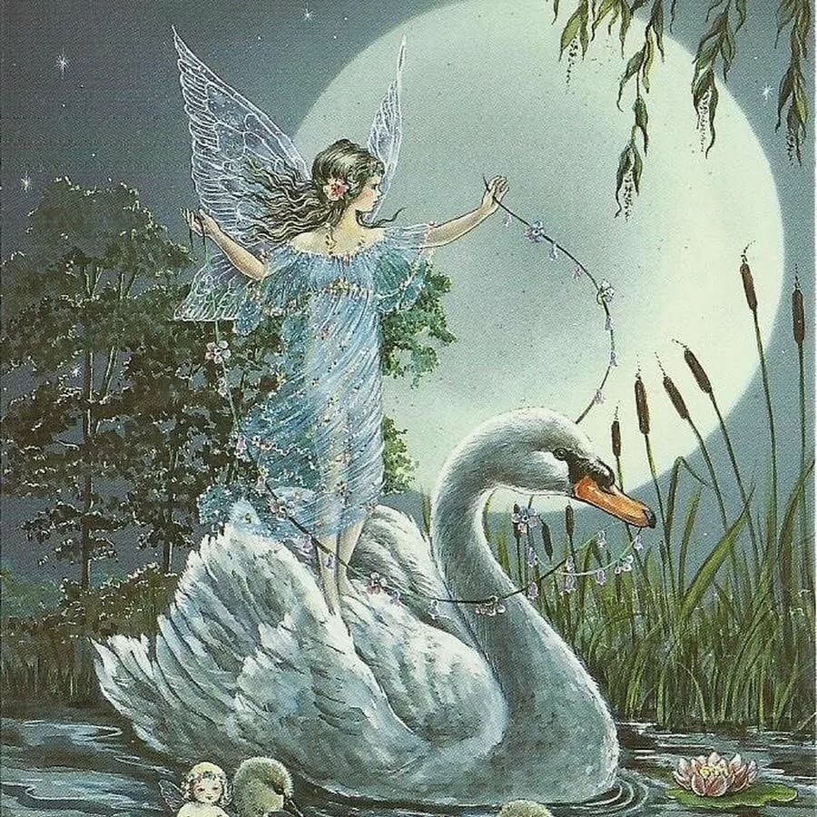Лебединое озеро белый лебедь. Художница ровена моррилл. Лебеди на озере. Сказочный лебедь. Сказки легенды лебединое озеро.