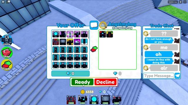 TRADING UP TO UTC (Toilet Tower Defense Roblox) смотреть онлайн