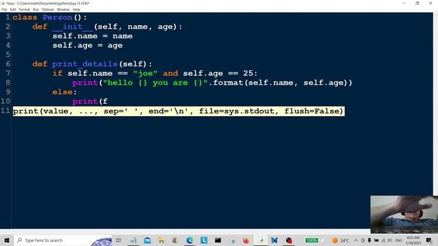 Python Class Tutorial Code Examples 2023