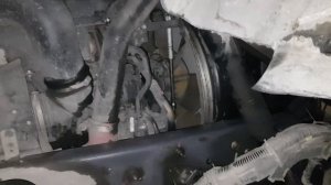 Renault Premium, помпа, пропала циркуляция охлаждающей жидкости, мороз и обводные ролики.