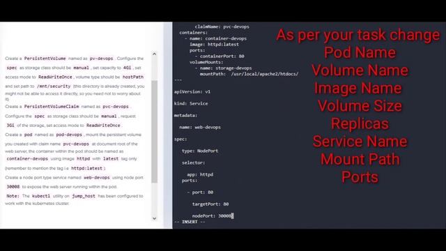 Persistent Volumes in Kubernetes HTTPD Pod  | Deploy a web application on the cluster