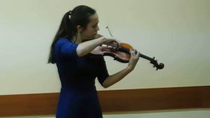 Паганини каприс №2, исп. Пентегова Наталья