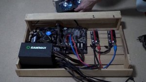 Сборка простой майнинг фермы в ящике за 3 минуты. Как просто и быстро собрать мини ферму самому