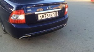Приора а876ех123 экспериментальный выхлоп ///AMG