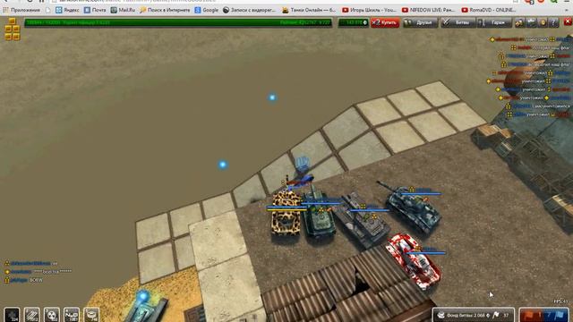 Танки Онлайн Голд на карте Тишина смотреть онлайн