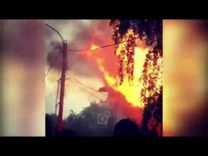 В Трёхгорке сгорел дом в частном секторе