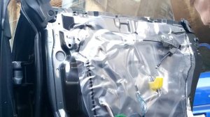 Как снять заменить стекло задней двери SUBARU OUTBACK/demontaz zamiana szyby drzwi tyl!