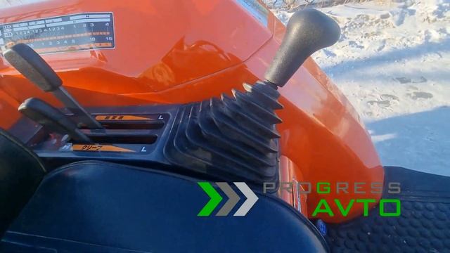 KUBOTA GL19 полноприводный японский минитрактор с фрезой Новосибирск PROGRESS-AVTO колея 100 см