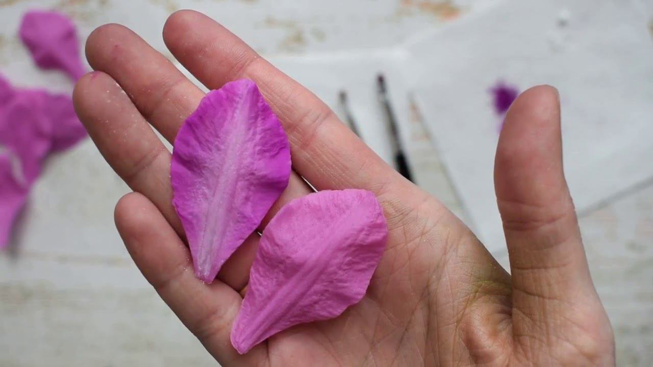 Мастер - класс "Клематис из холодного фарфора" смотреть онлайн