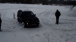 offroad BMW Х5, НИВА, Passat B5 по снегу