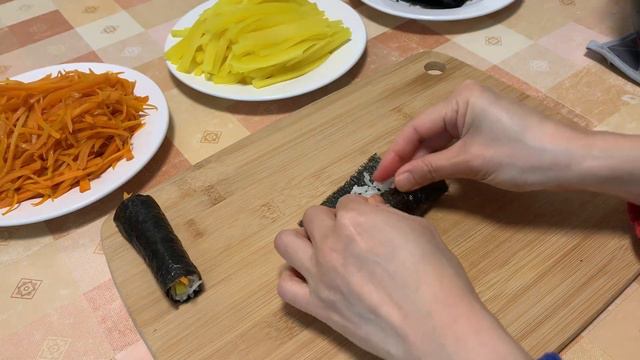 꼬마김밥 마약김밥 만들기 ㅣ 겨자 소스