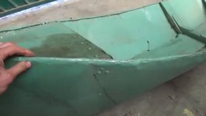 самодельная мини лодка(каяк) из оцинкованной жести