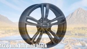 Диски mak r18 5x120 8,0j et30 d72,6 mak luft matt black Отзывы Обзор