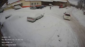 Камера HiWatch DS-T220S. Пример дневной записи. Настройки по умолчанию.