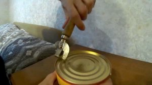 Как открыть консервную банку.. легко! лайфхак