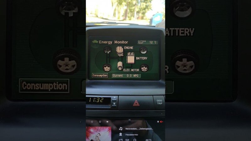 2 часть глюк или монитор. Тойота Приус 20. Toyota Prius.
