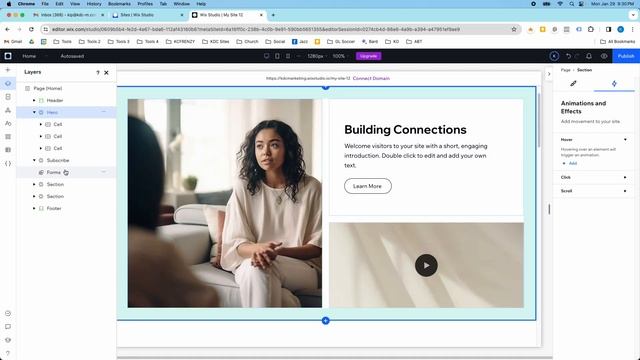 Wix Studio | Layers Panel Overview смотреть онлайн