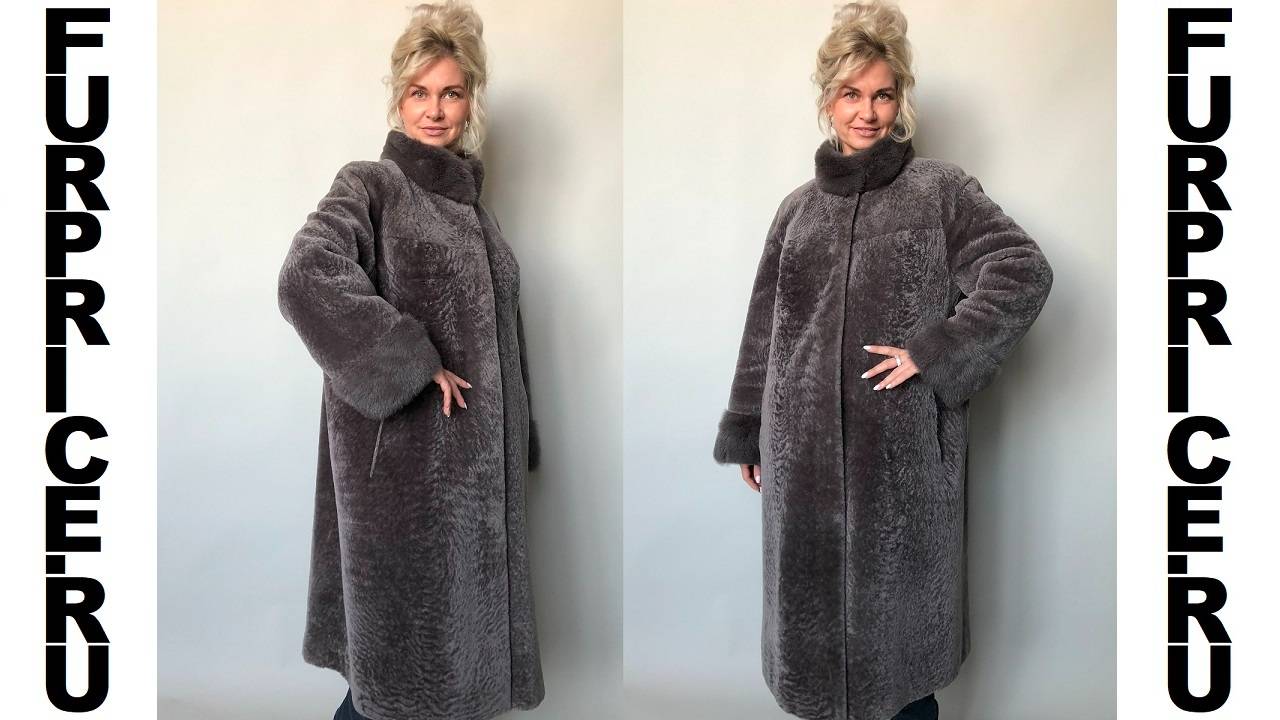 Шуба мутон астраган фирмы A&S FURS за 14500 ₽ в отличном состоянии отд.норка р.50-52 артикул 11799