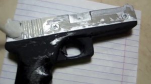 Покраска пистолета Glock.