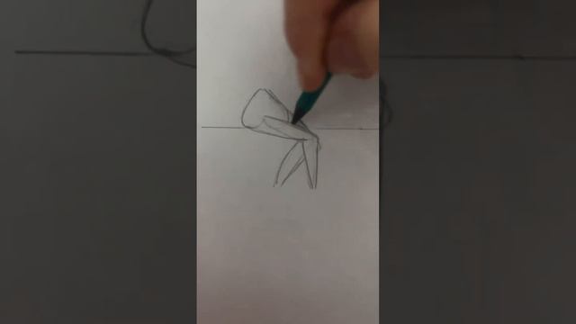 Как нарисовать сидящую девушку смотреть онлайн