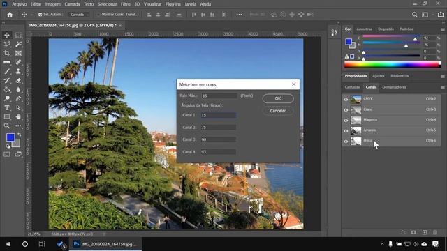 Simulação de Retícula CMYK - Photoshop смотреть онлайн