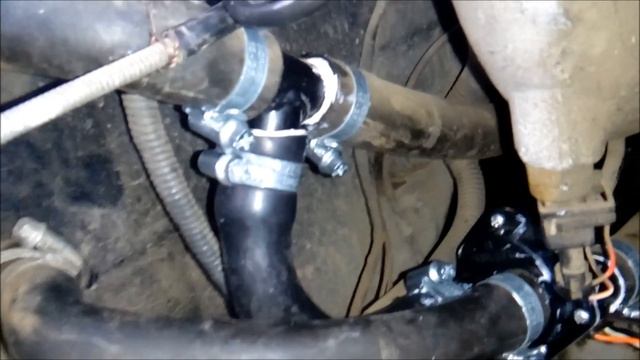 Установка электрокрана отопителя в газ 31105