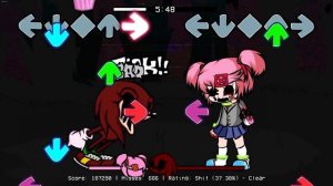Моника.EXE против СОНИКА.EXE во Friday Night Funkin' VS Monika.chr vs Sonic.exe