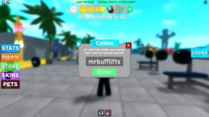 ALL NEW SECRET *OP* CODES IN WEIGHT LIFTING SIMULATOR! - 2021 (Roblox)