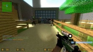 Counter Strike Source Zombie Escape mod online gameplay on ze Minecraft map