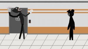 Cartoon mouse vs cartoon cat | Stick Nodes animation