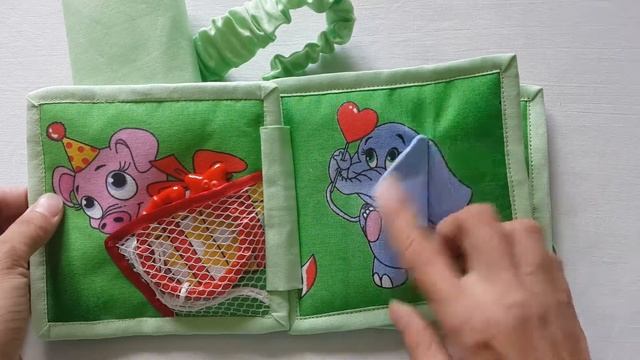 Развивающая книжка. Шуршащий минибук . смотреть онлайн