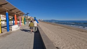 СЕЗОН МАНДАРИНОВ В ИСПАНИИ! Пляж и море в Оропеса-дель-Мар. Погода в ноябре.