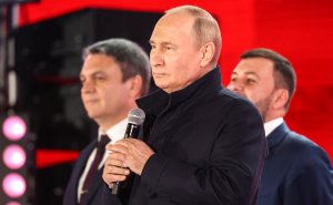 Владимир Путин на Митинг-концерте Выбор людей. Вместе навсегда