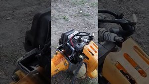 Двухтактная мотокоса. Замена катушки.