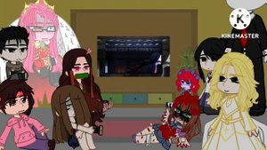 Fandoms react to each other part 4 | Nezuko Kamado | Demon Slayer | TW⚠️ bl00d and g0rè