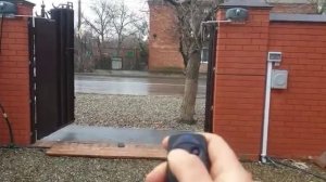 Автоматика распашных ворот Nice Hyppo открытие наружу (umdom123.ru)
