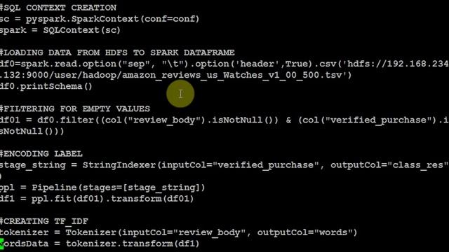 Sentiment analysis using TF-IDF in pyspark for amazon product reviews dataset смотреть онлайн