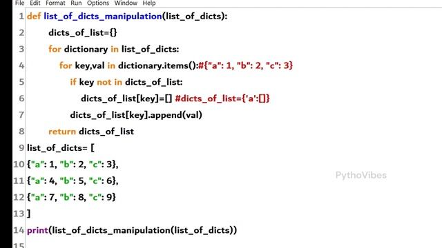 List of Dicts Conversion | in #python #coding #programming #interview #realtime #leetcode #question