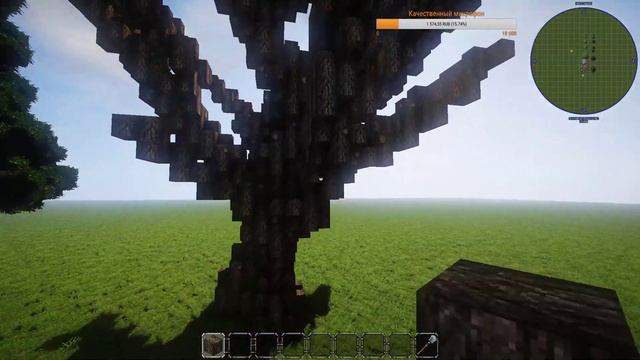 Строим кастомные деревья в minecraft #2 Let's build custom trees смотреть онлайн