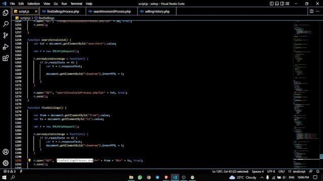 Program the product selling history page | Web project | Task 50 | Java Institute