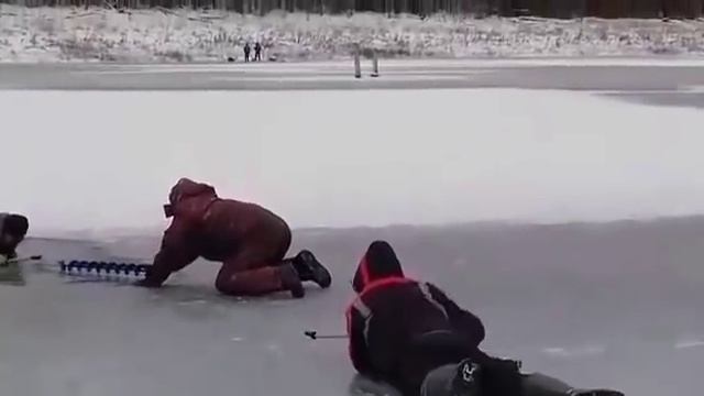 Спасение рыбака в Ордынском районе