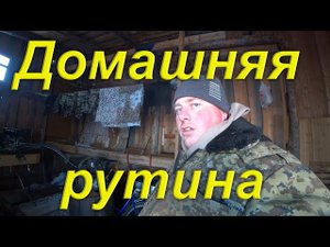 Бытовая домашняя рутина. Жизнь в провинции. Целый месяц коротких дней. Топлю Баню. Хотелки по мотаку