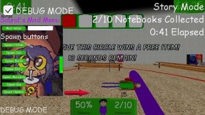 Debug mode - Raldi's Crackhouse MODDED