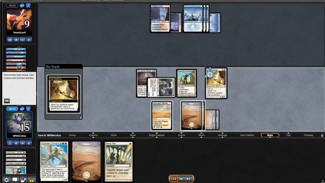 Daybreak Aggro vs. UR Faeries [Pauper] #mtg смотреть онлайн