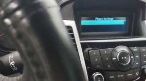 how to set a clock on a 2012 Chevy Cruze and other radio functions